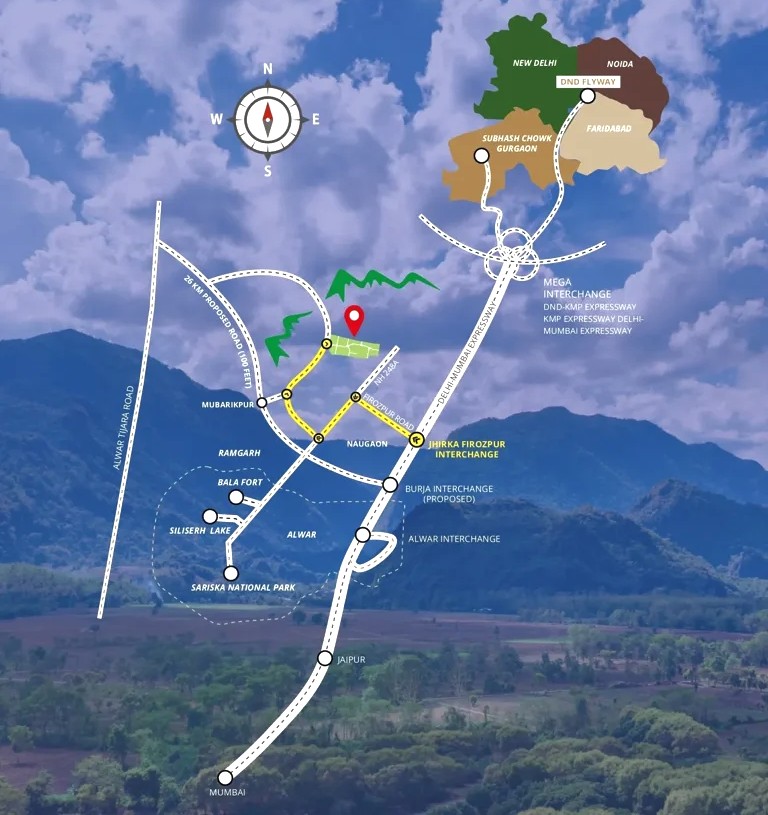 Naugaon Location Map